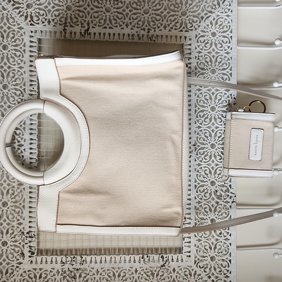 NWOT Nanette Lepore Floral Vegan Leather Purse - Picture 5 of 13